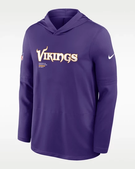 Мужское худи Nike Pure Fury Sideline Dri-FIT, фиолетовое