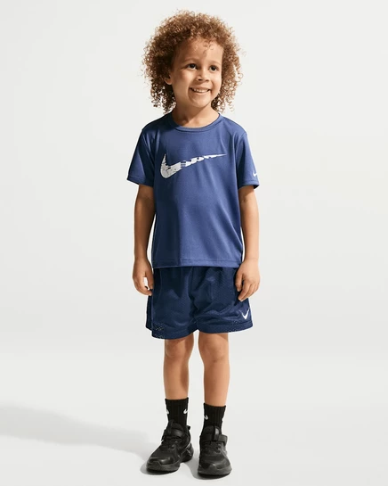 Детские шорты Nike Dri-FIT Multi Mesh, темно-синие