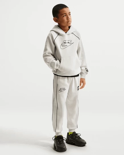 Детские джоггеры Nike Air, светло-бежевые/черные
