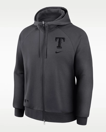 Мужское худи Nike Texas Rangers Dri-FIT, серое