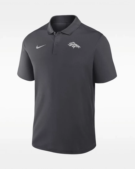 Мужское поло Nike Denver Broncos Victory, графитовое