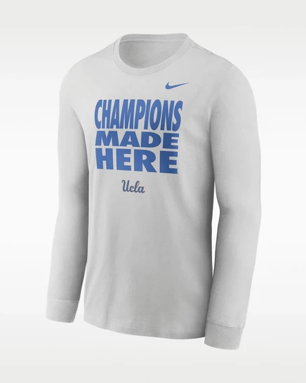 Мужской лонгслив Nike UCLA Dri-FIT, серый