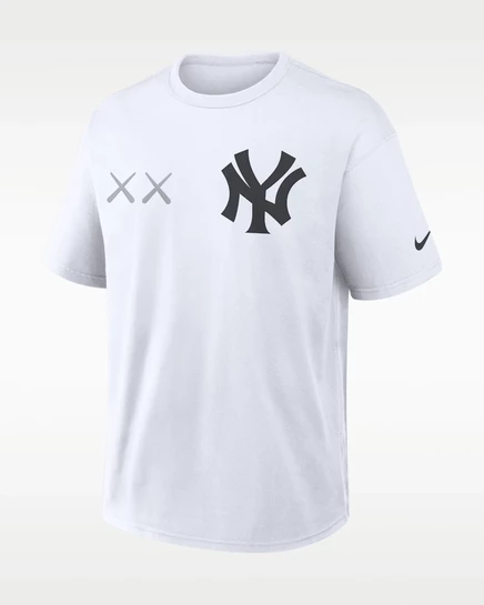 Мужская футболка Nike x KAWS Aaron Judge, белая
