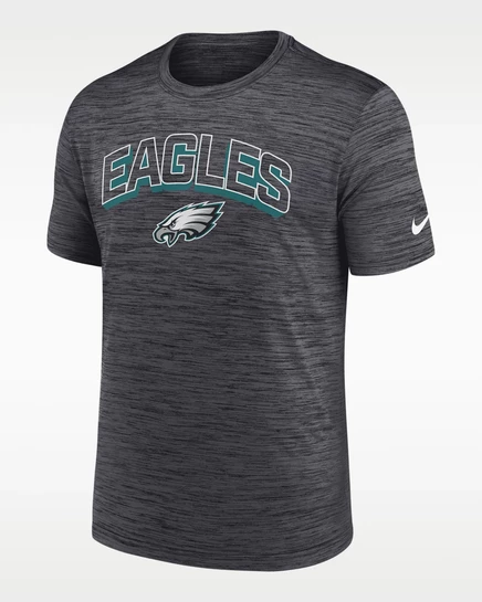 Мужская футболка Nike Eagles Velocity, темно-серая