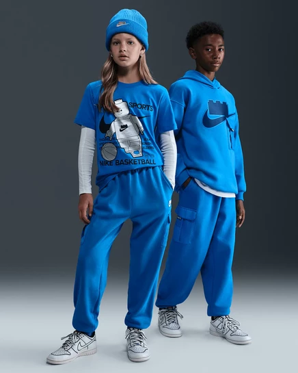 Брюки-карго для девочек Nike x LEGO, кобальтовые