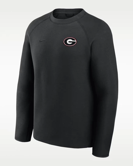 Мужской свитшот Nike Georgia Tech Fleece, черный