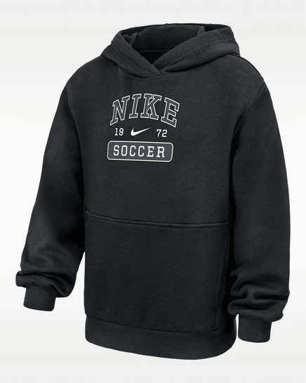Худи для мальчиков Nike Club Fleece, черная