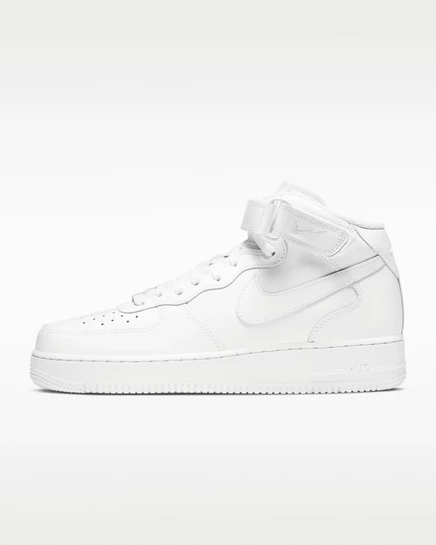 Мужские кроссовки Nike Air Force 1 Mid ’07, белые