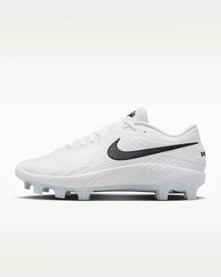 Унисекс бейсбольные бутсы Nike Diamond Gamer, бело-черные