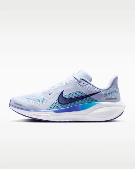 Мужские беговые кроссовки Nike Pegasus 41 ghost/football grey/deep night/blue