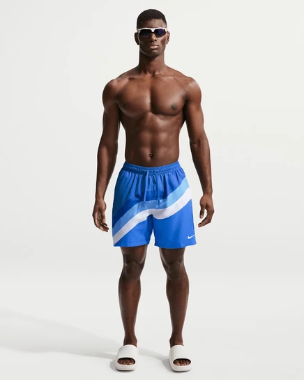 Мужские шорты для плавания Nike Swim Breaker 7″, синие
