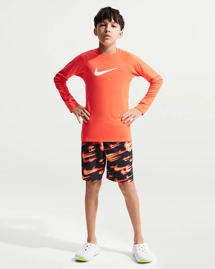 Детские плавки-шорты Nike Swim Breaker 7″, красные
