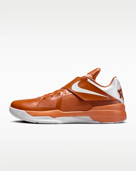 Мужские кроссовки Nike Zoom KD 4, оранжево-белые