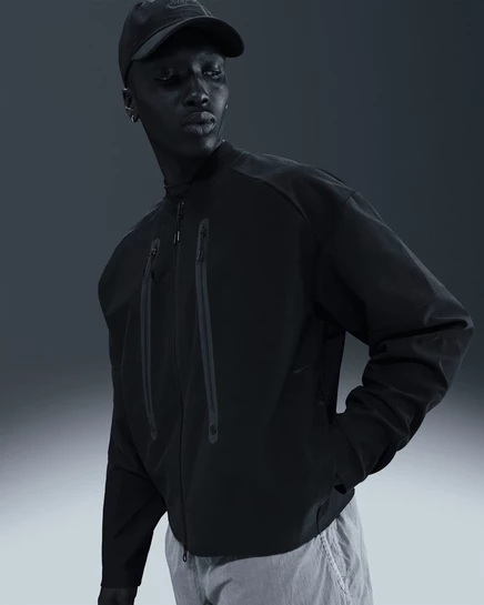 Мужской бомбер Nike Tech Shori Dri-FIT, черный