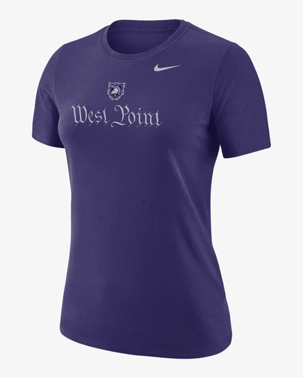 Женская футболка Nike Army Beat Navy Dri-FIT, фиолетовая