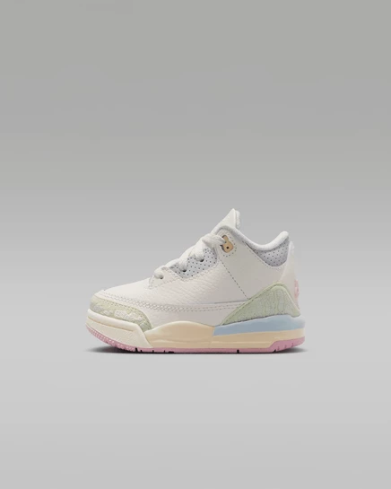 Унисекс кроссовки Jordan 3, кремово-нефритовые