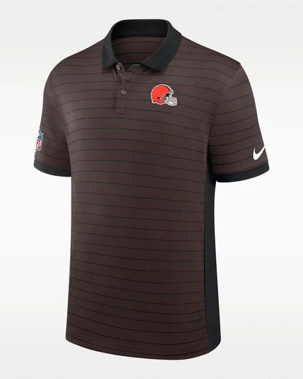 Мужское поло Nike Browns, коричневое