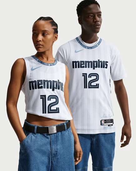 Мужская майка Nike Ja Morant City Edition, белая