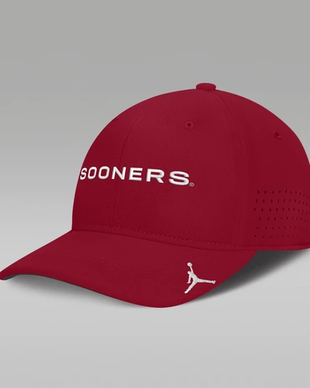 Мужская кепка Jordan Oklahoma Sideline Club, красная