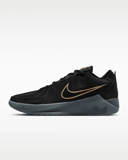 Мужские баскетбольные кроссовки Nike LeBron Witness 9, черно-серые