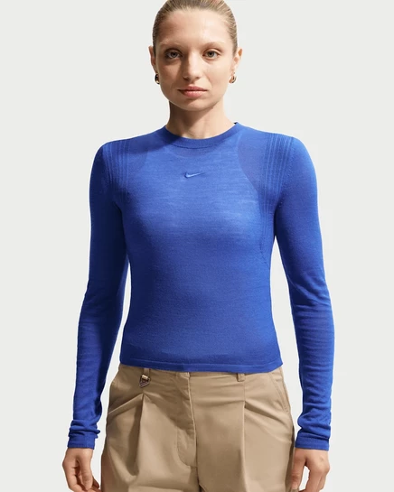 Женский лонгслив Nike Sportswear Airreverent, королевский синий