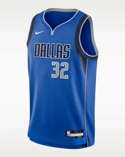 Подростковая майка Nike Cooper Flagg Mavericks, синий