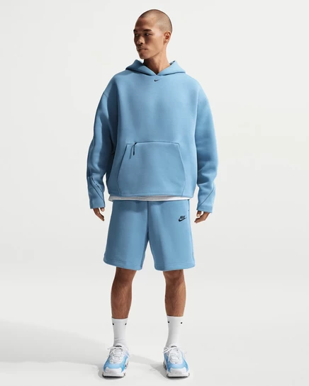 Мужские шорты Nike Tech флисовые, синий/черный