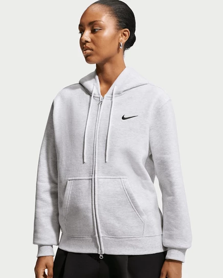 Женское худи Nike Studio Fleece, бежево-черное