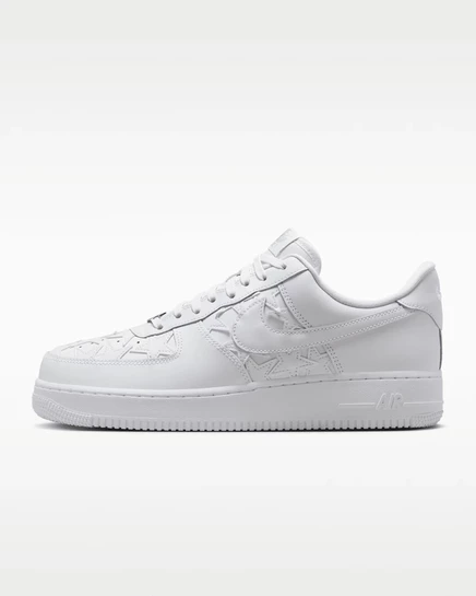 Мужские кроссовки Nike Air Force 1 '07, белый/серебристый