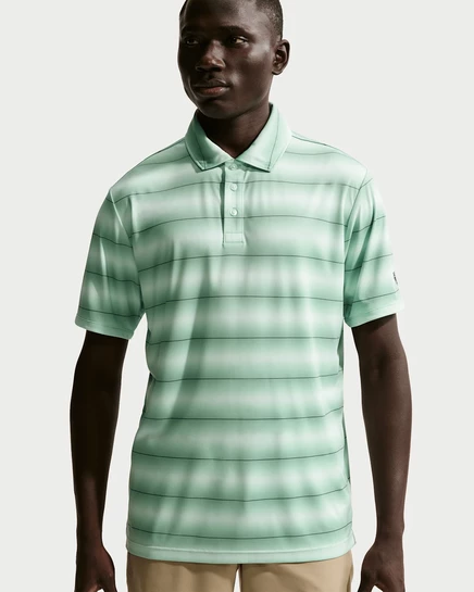Мужская поло Nike Par Dri-FIT для гольфа, бледно-зеленая