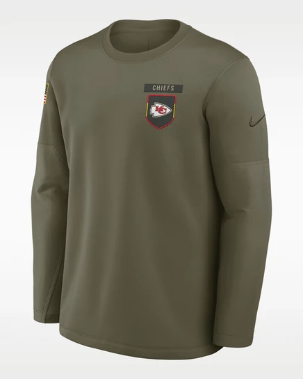 Мужской пуловер Nike Kansas City Chiefs, оливковый