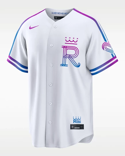 Мужское джерси Nike Kansas City Royals City Connect, белое