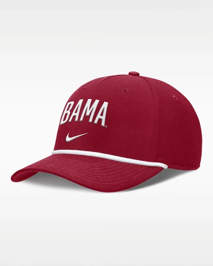 Мужская кепка Nike Alabama Primetime Rise Campus, карминная