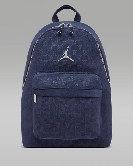 Рюкзак Jordan Suede Monogram 23,5 л, темно-синий