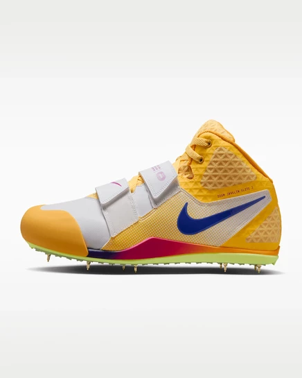 Унисекс шиповки Nike Zoom Javelin Elite 3, лимонный/белый