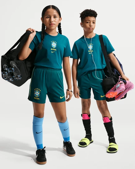 Детские футбольные шорты Nike Brazil Academy Pro Dri-FIT, многоцветные
