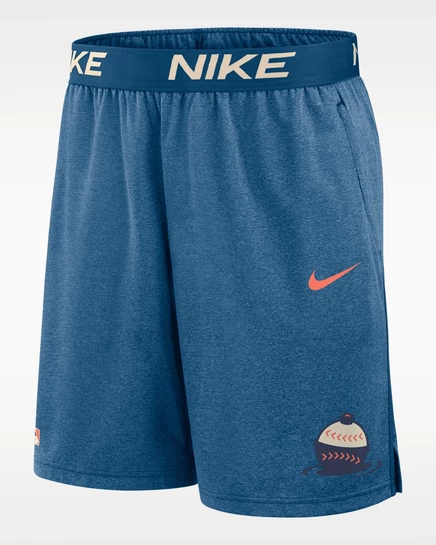 Мужские шорты Nike Milwaukee Brewers, Dri-FIT, синие