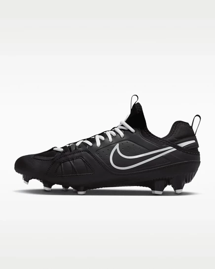 Унисекс бутсы для лакросса Nike Huarache 9 Varsity, черно-белые