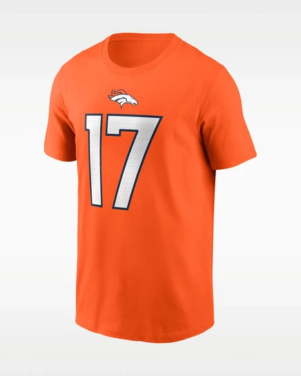 Мужская футболка Nike Denver Broncos, оранжевая