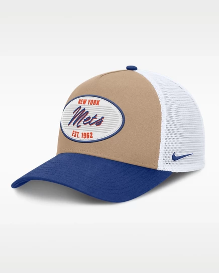 Мужская бейсболка Nike Rise A-Frame MLB, хаки/синий