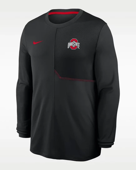 Мужской лонгслив Nike Ohio State Dri-FIT, черный