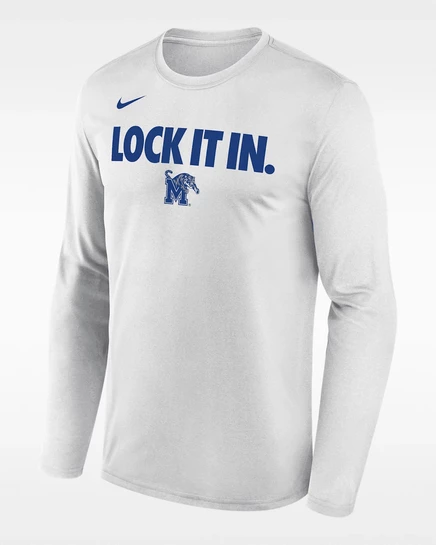 Мужской лонгслив Nike Memphis 2026 Dri-FIT, белый