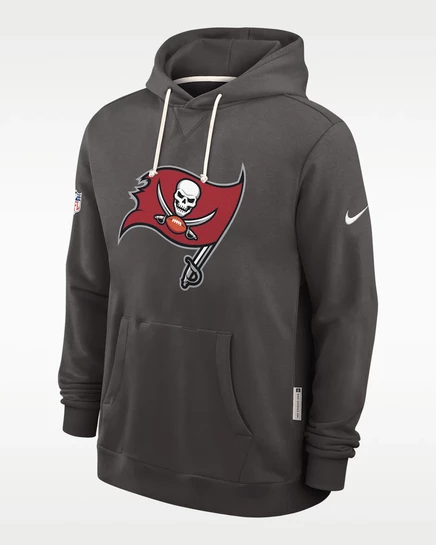 Мужское худи Nike Buccaneers Initial Home Dri-FIT, серый