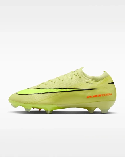 Унисекс бутсы Nike Mercurial Vapor 16 FG, лаймовые