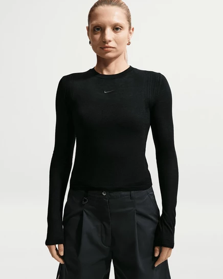 Женский лонгслив Nike Sportswear Airreverent, черный