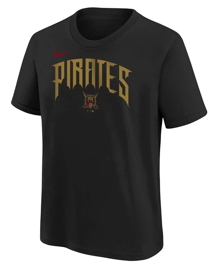 Детская футболка Nike Pittsburgh Pirates City Connect, черная