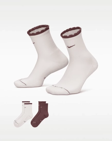 Унисекс носки Nike Everyday Elevated, 2 пары, многоцветные