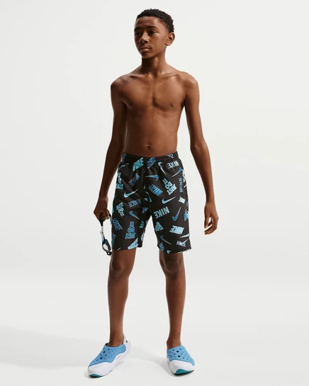Мальчиковые плавательные шорты Nike Swim Breaker 7″, черные