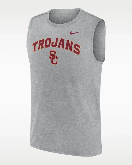 Мужская майка Nike USC Arch Legend Dri-FIT, серая