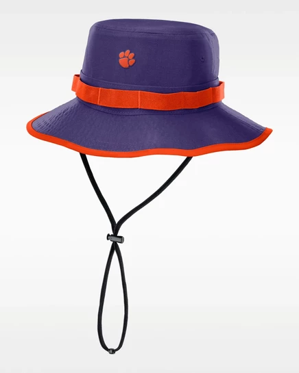 Мужская панама Nike Clemson Sideline Apex Gameday Boonie Dri-FIT, фиолетовая